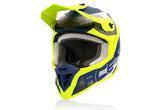 CASCO Cross / Enduro / Super Motard Acerbis LINEAR Giallo/Blu